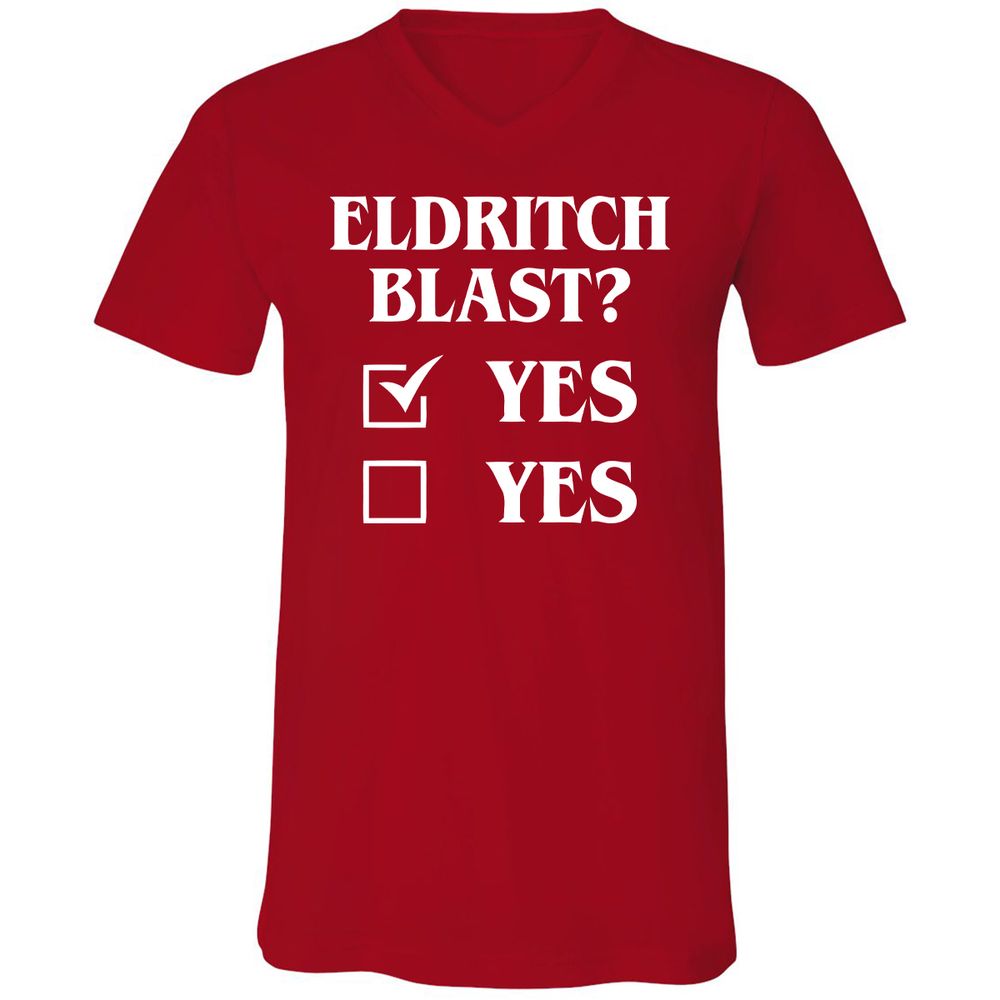 Unisex V-Neck T-Shirt - ARAFVXQN - Red - 3