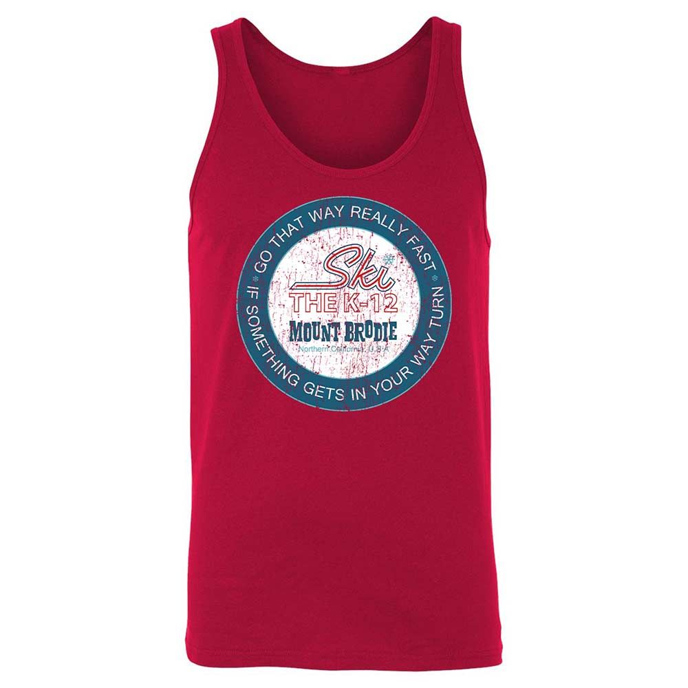 Unisex Jersey Tank - HLWSUFDU - Red - 3