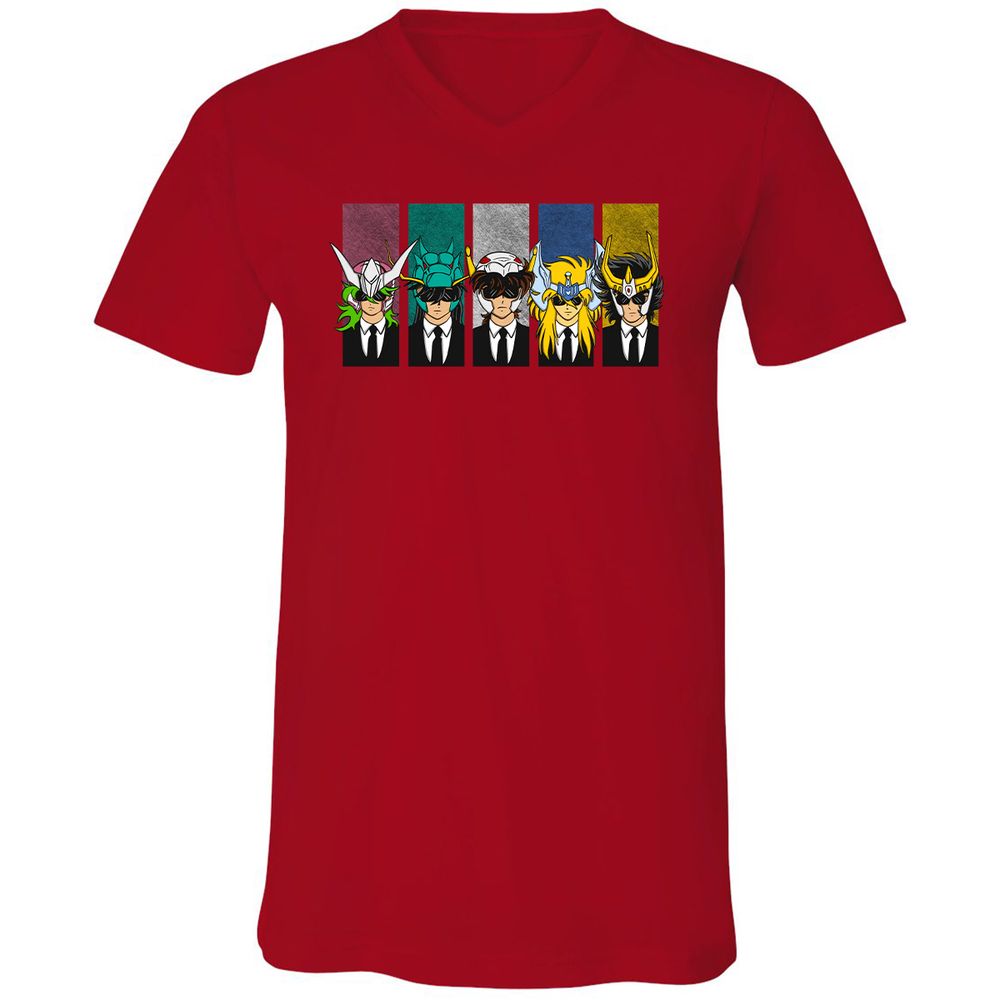 Unisex V-Neck T-Shirt - UG8762HX - Red - 3