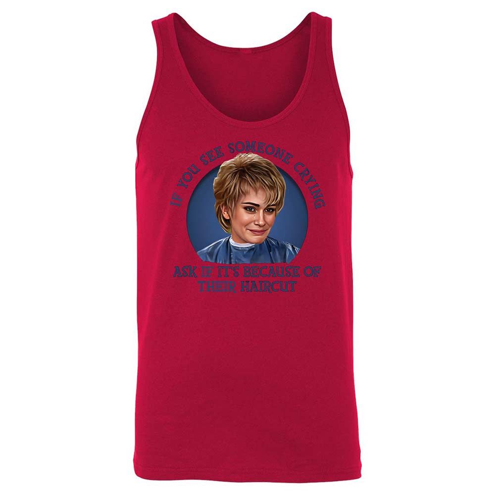 Unisex Jersey Tank - 8UKK3L5S - Red - 3