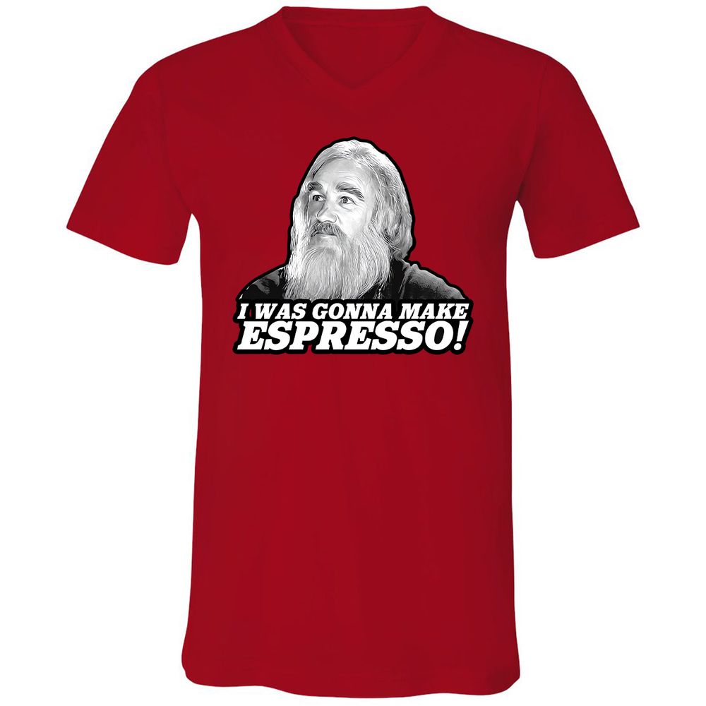 Unisex V-Neck T-Shirt - 34C86UGB - Red - 3