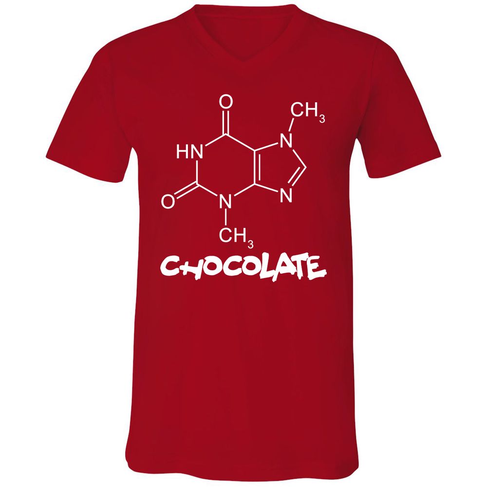 Unisex V-Neck T-Shirt - HFP838JP - Red - 3