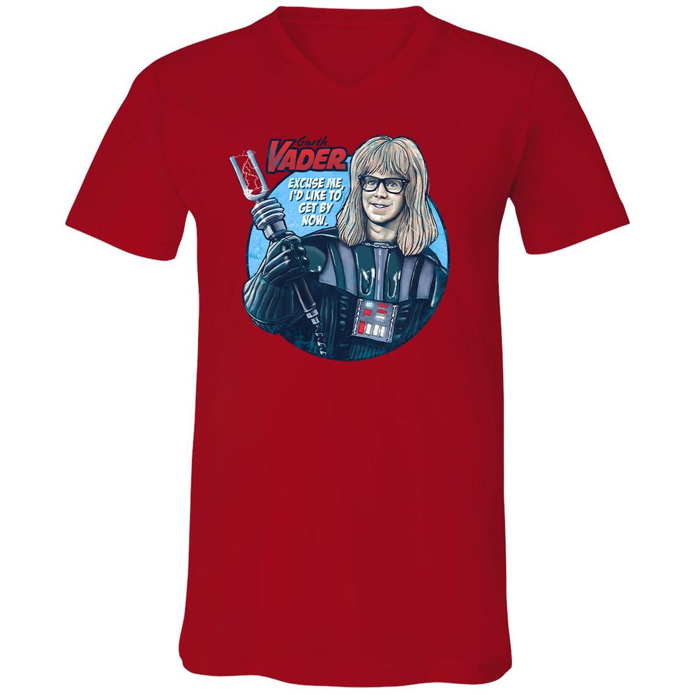 Unisex V-Neck T-Shirt - BNRZ8ML8 - Red - 3