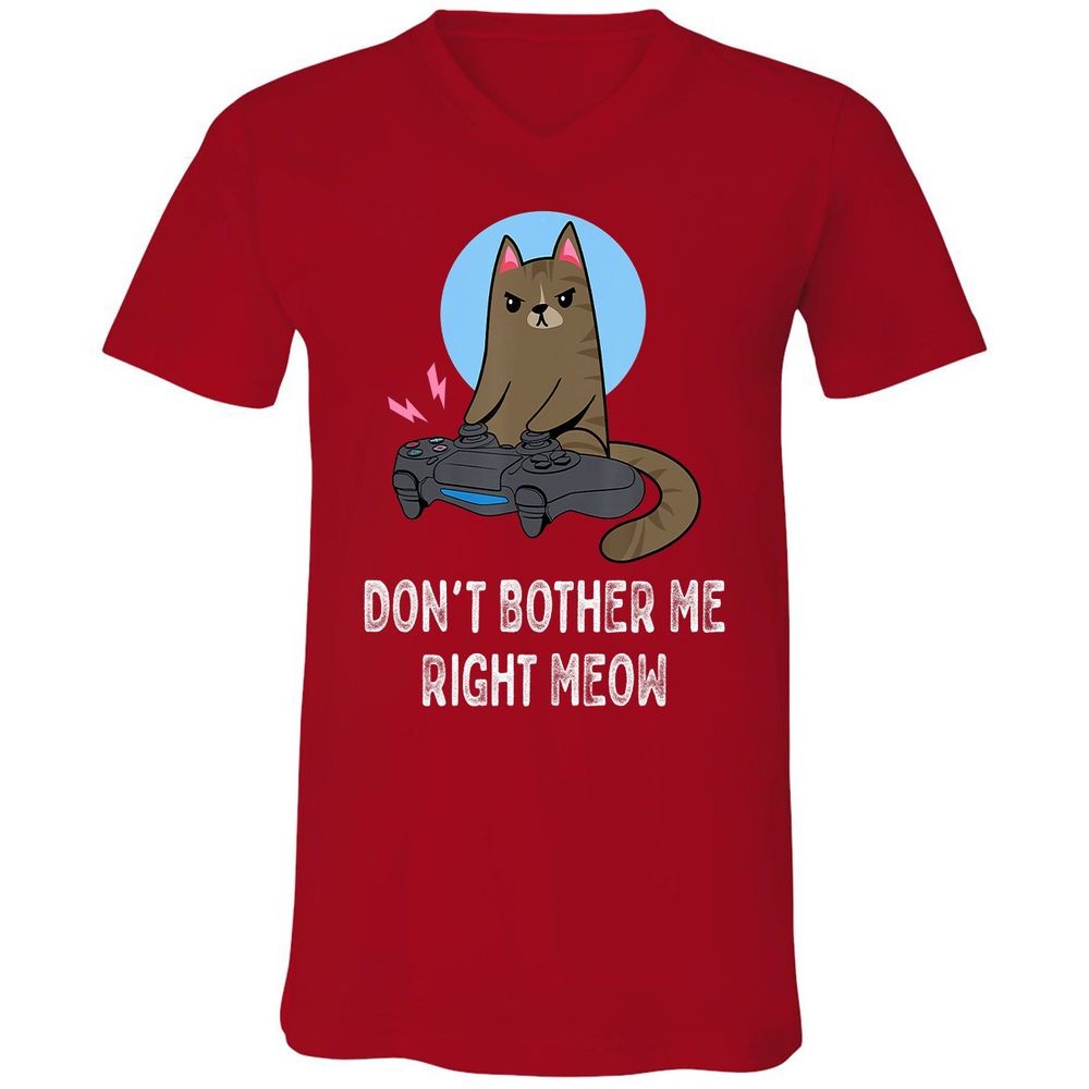 Unisex V-Neck T-Shirt - 3VPUNY5S - Red - 3