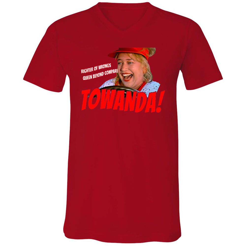 Unisex V-Neck T-Shirt - 3XM224NL - Red - 3