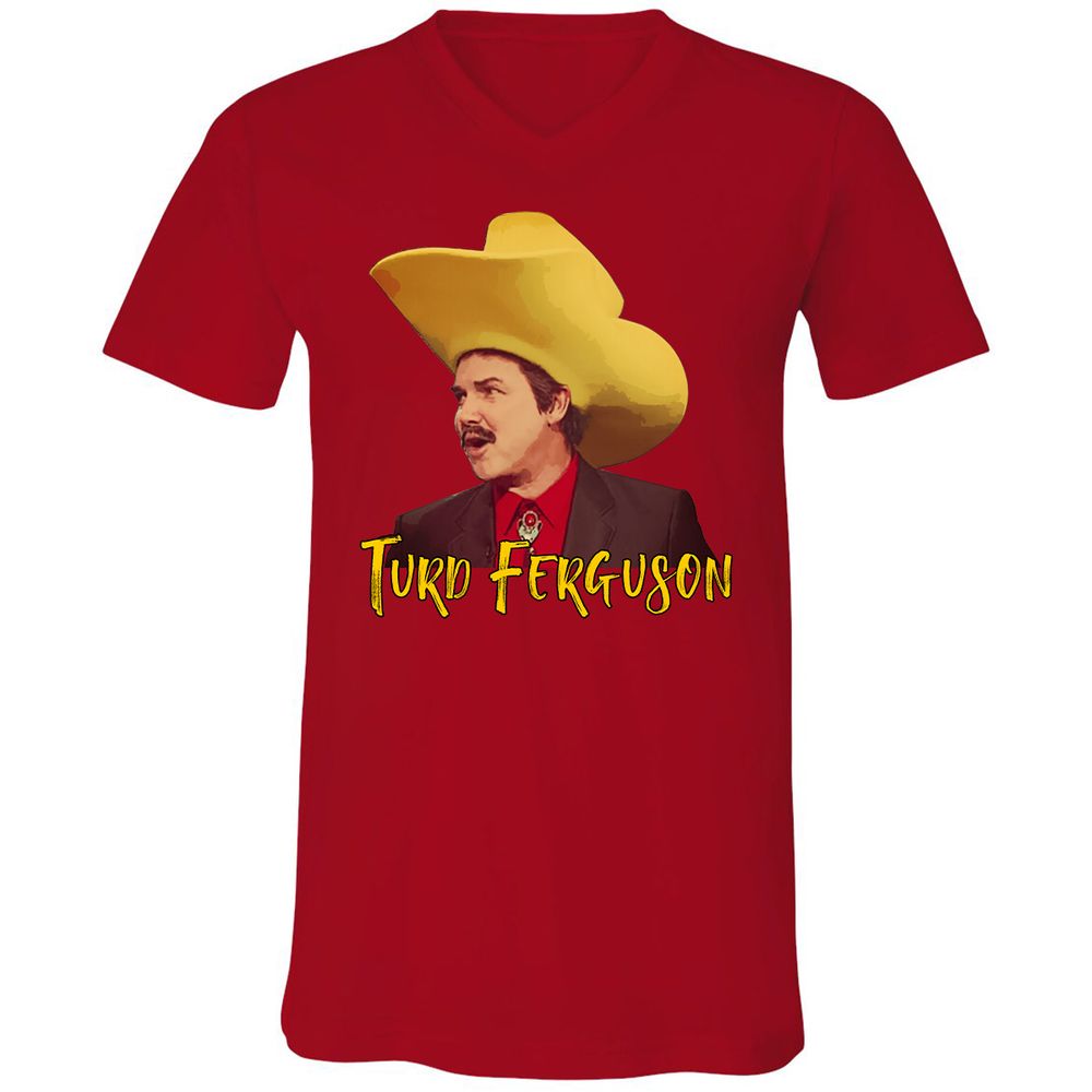 Unisex V-Neck T-Shirt - DA54814C - Red - 3