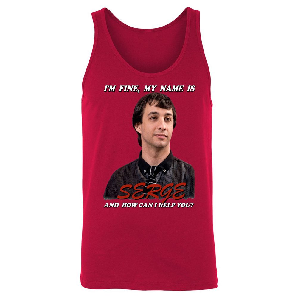 Unisex Jersey Tank - P5E1G5WY - Red - 3