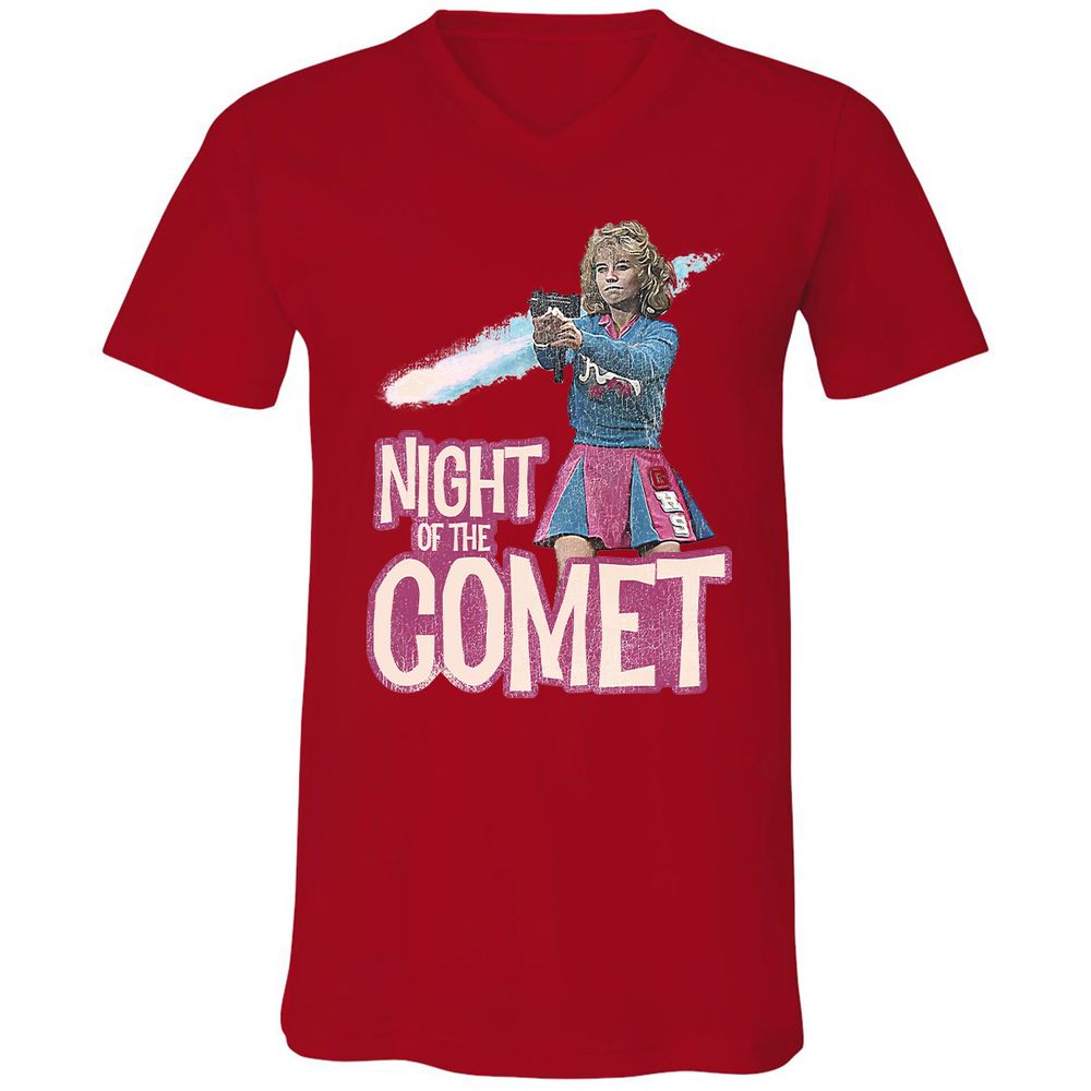 Unisex V-Neck T-Shirt - SM9626SQ - Red - 3