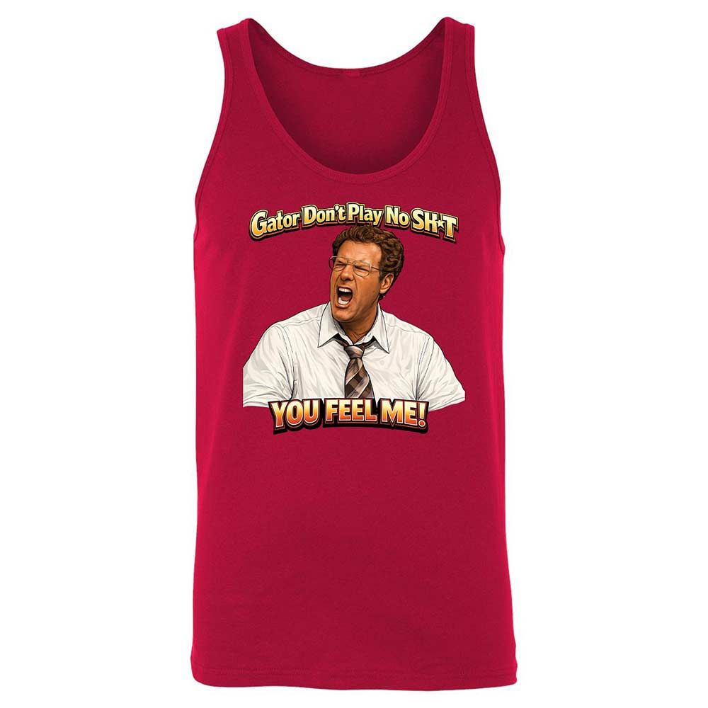 Unisex Jersey Tank - R7G9KVZX - Red - 3
