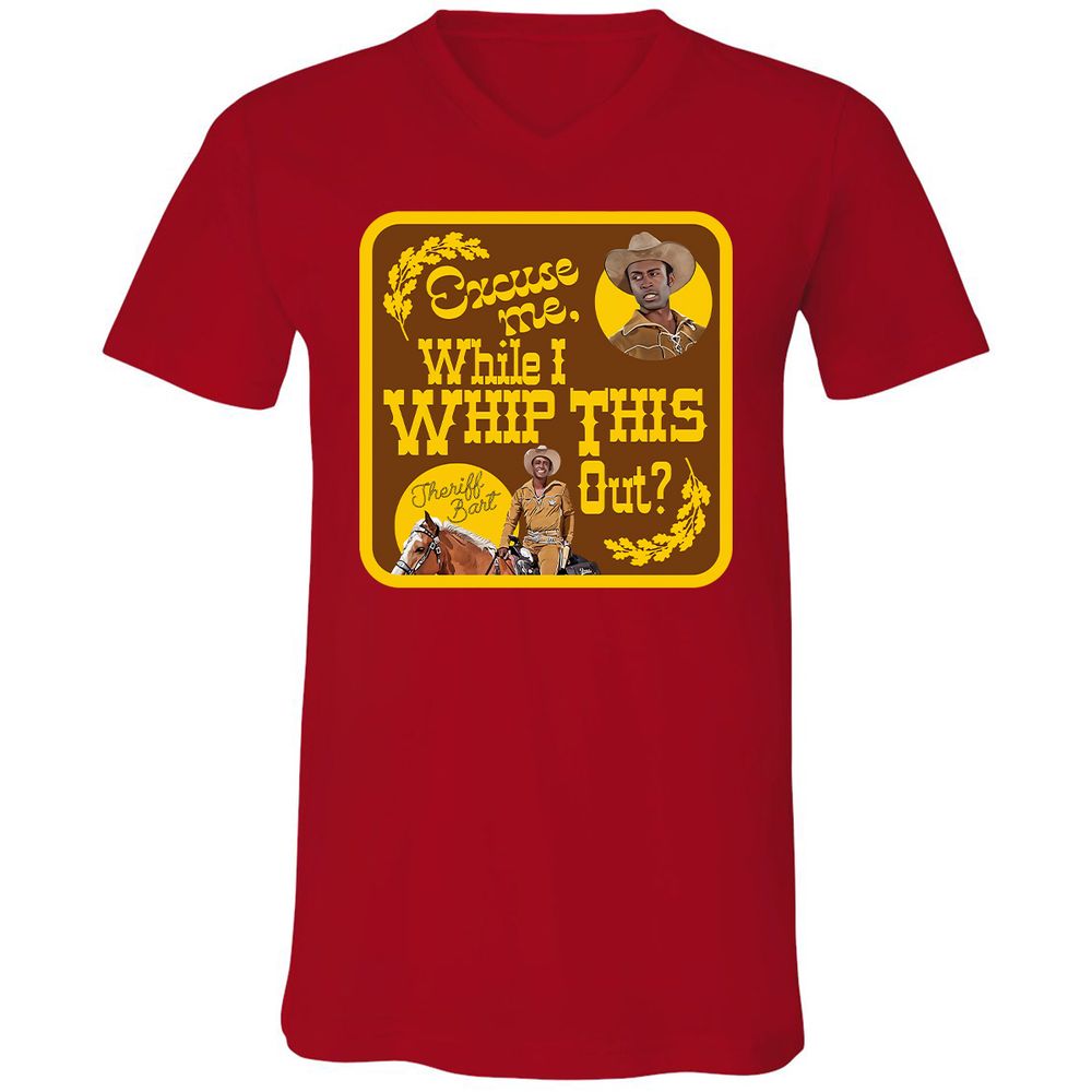 Unisex V-Neck T-Shirt - 3T2ERNYE - Red - 3