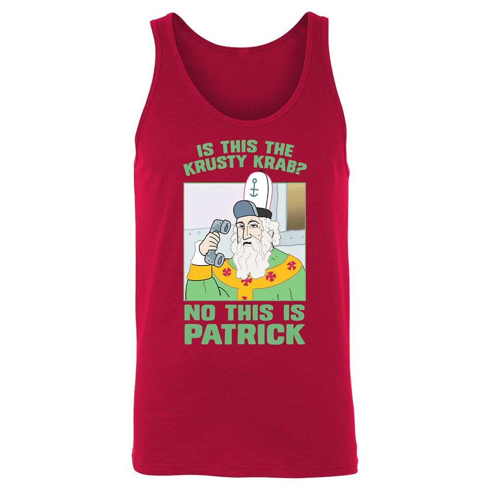 Unisex Jersey Tank - 1AUJ3CTC - Red - 3