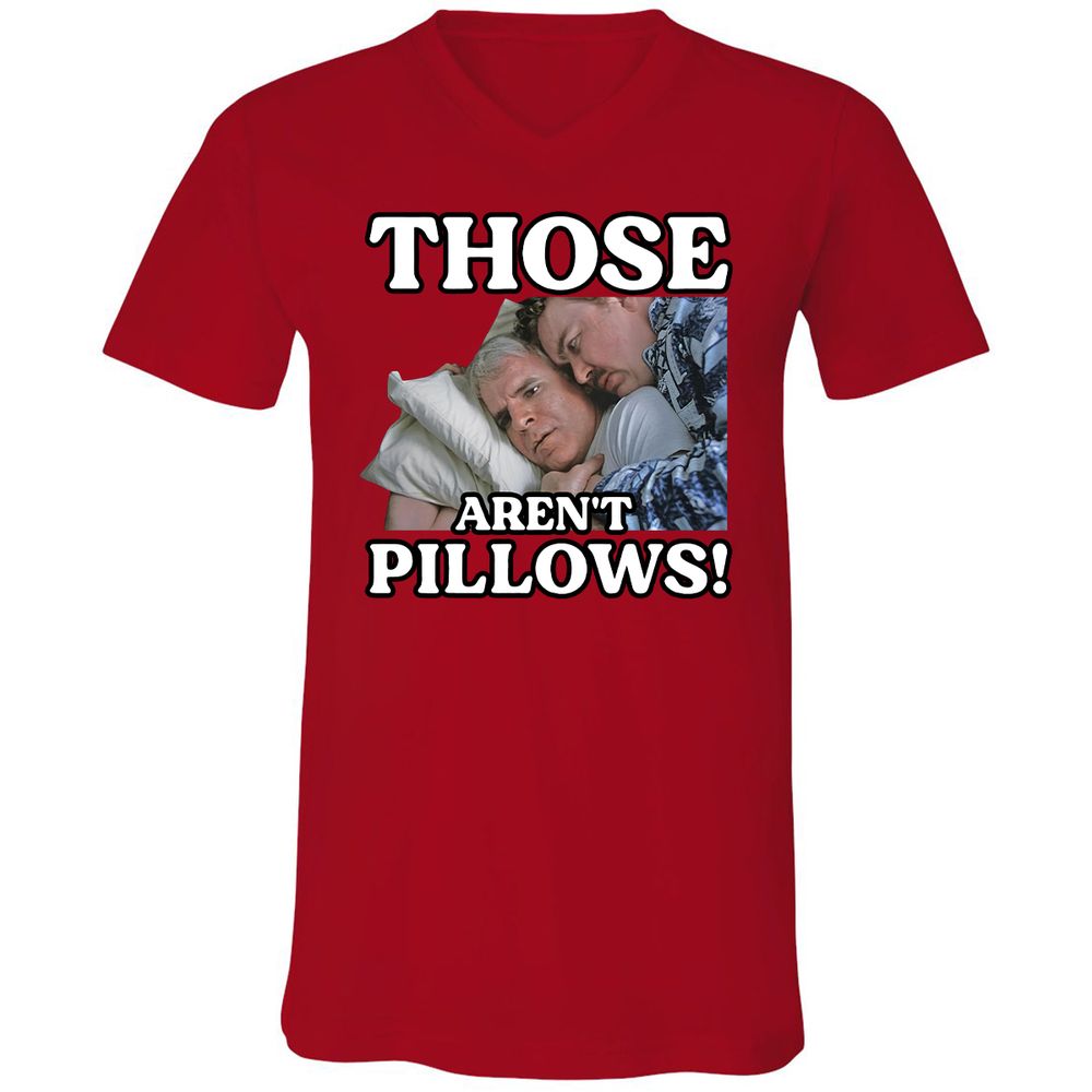 Unisex V-Neck T-Shirt - LBP6YN47 - Red - 3