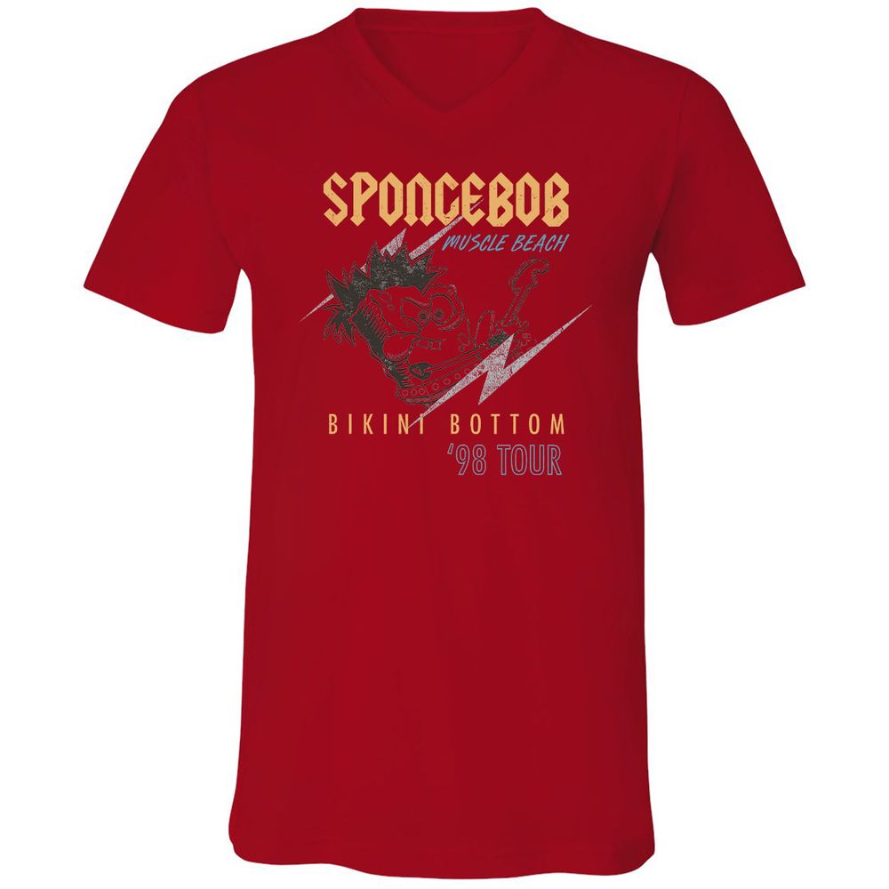 Unisex V-Neck T-Shirt - GYZG71T2 - Red - 3