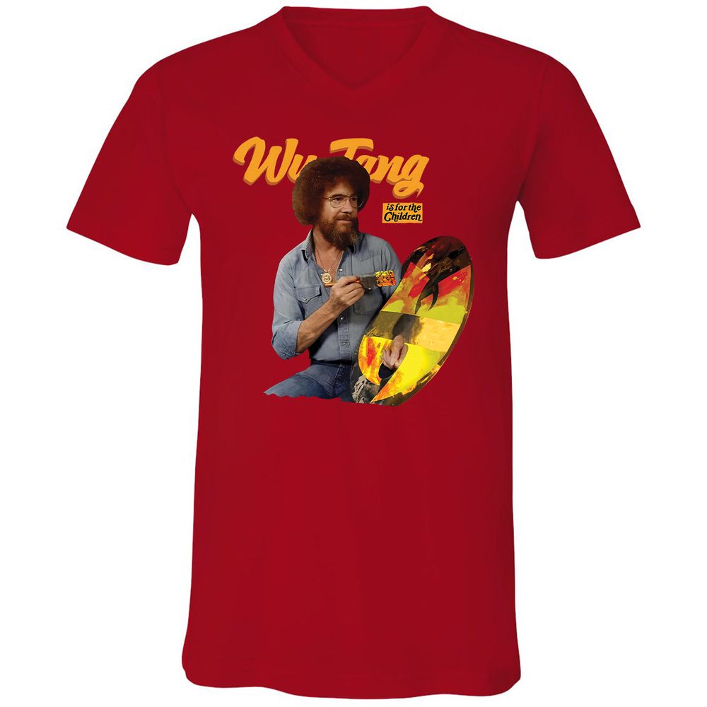 Unisex V-Neck T-Shirt - 14APS857 - Red - 3