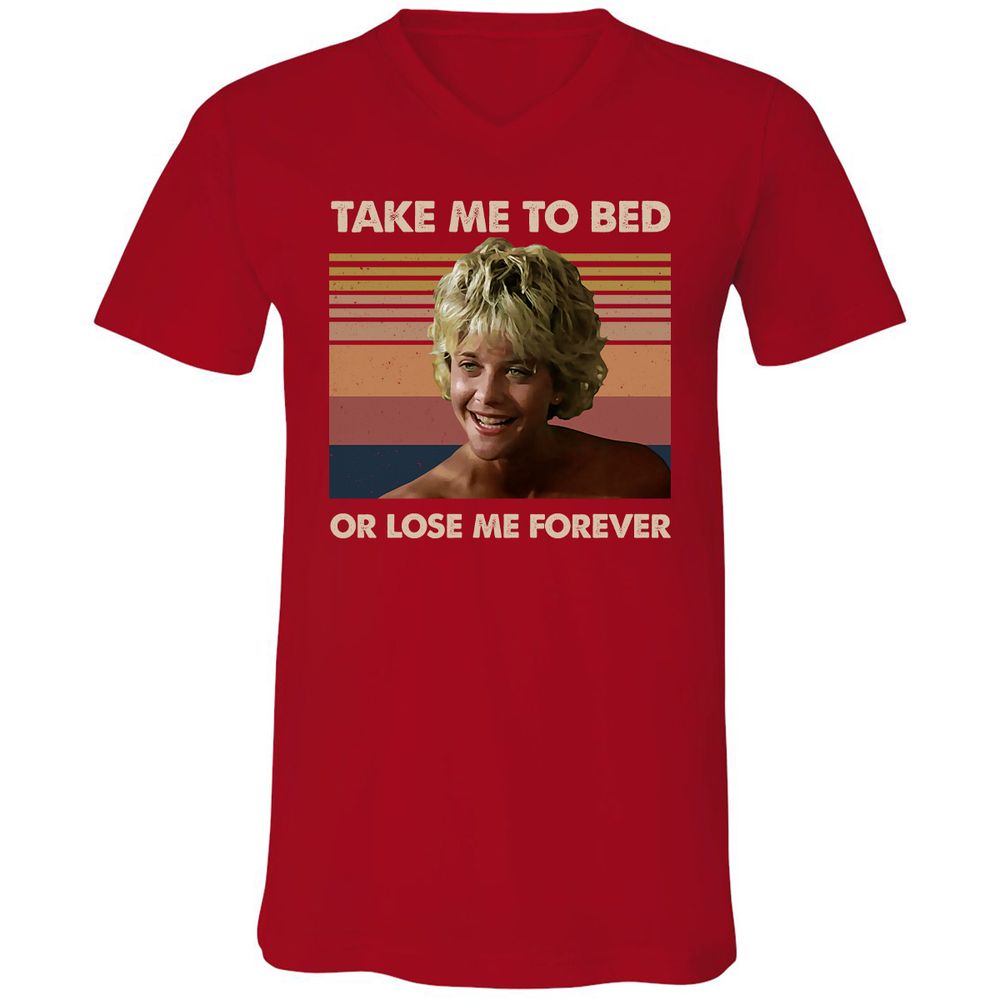 Unisex V-Neck T-Shirt - 5UJFFLUB - Red - 3