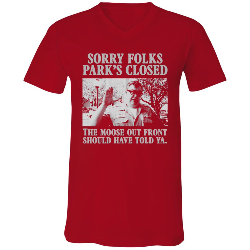 Unisex V-Neck T-Shirt - YQLHGB66 - Red - 3