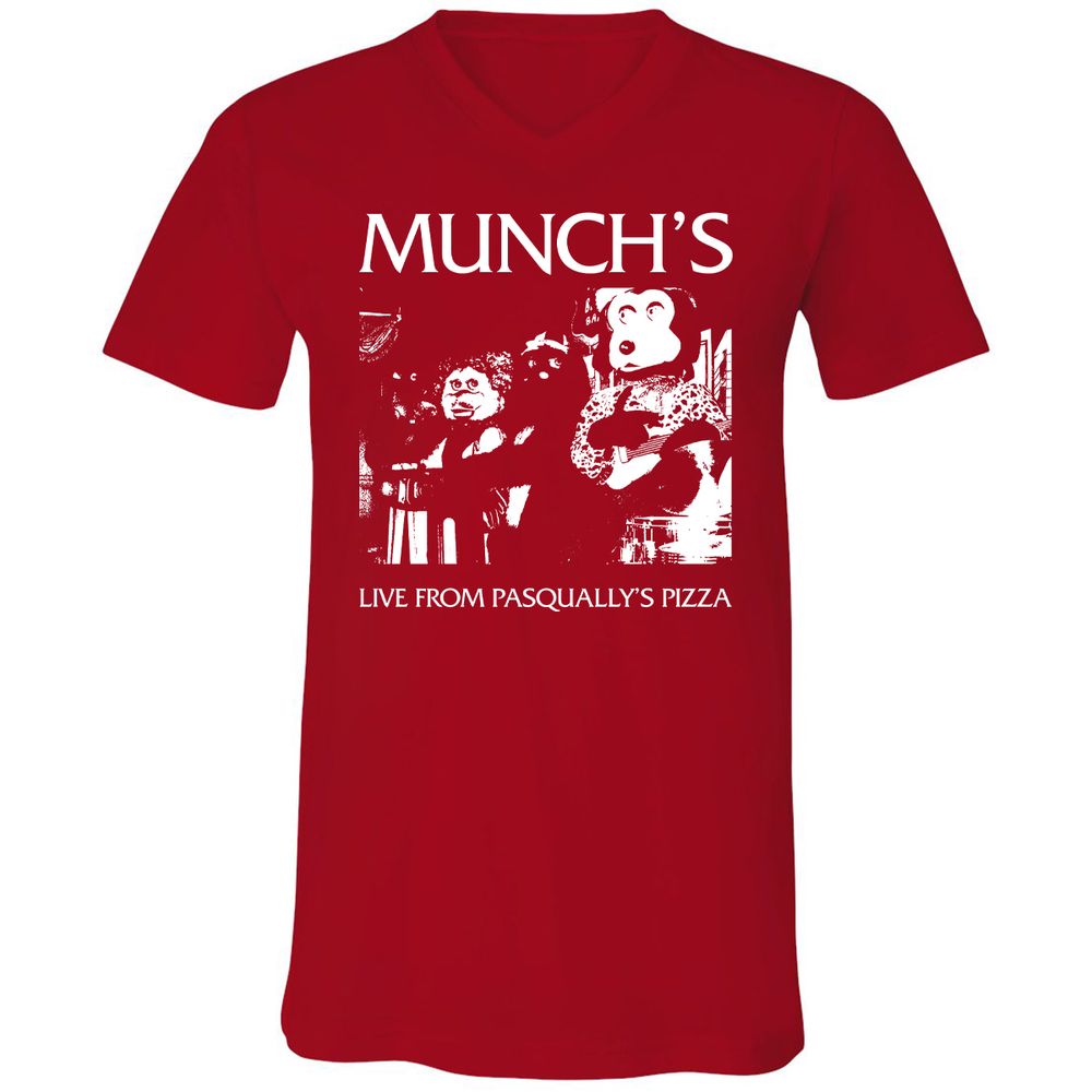 Unisex V-Neck T-Shirt - 77PBSNG3 - Red - 3
