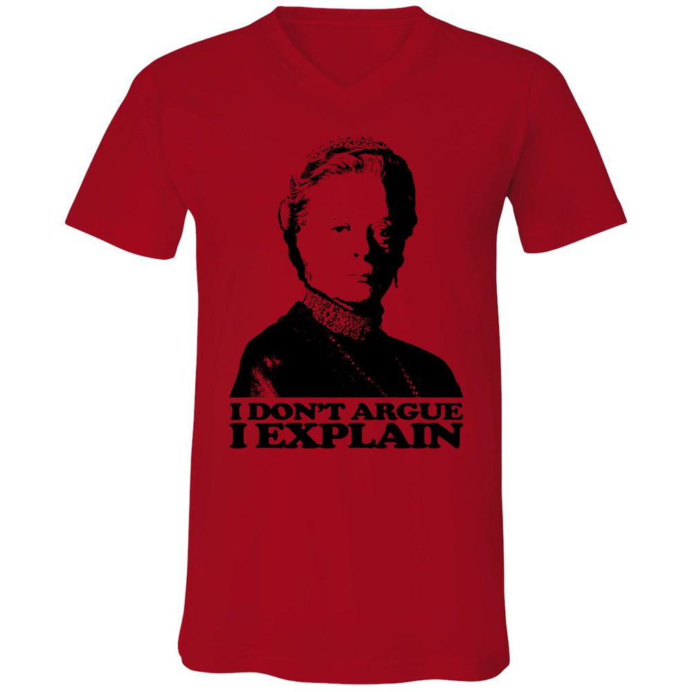 Unisex V-Neck T-Shirt - J3E991WP - Red - 3