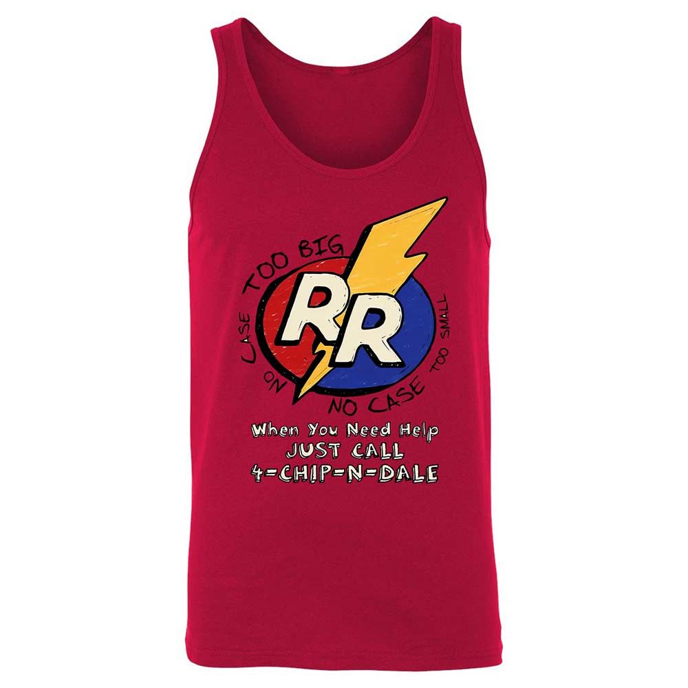 Unisex Jersey Tank - A4YR6V9G - Red - 3