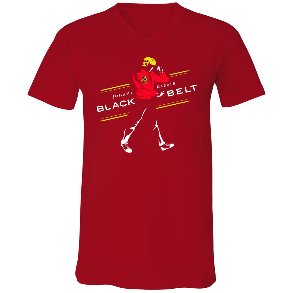 Unisex V-Neck T-Shirt - SC6GEA74 - Red - 3