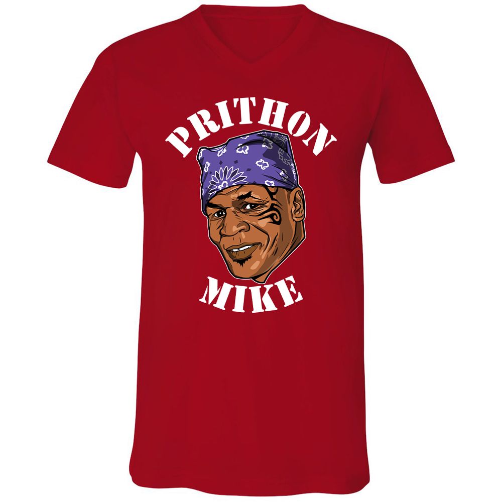 Unisex V-Neck T-Shirt - 8UF29GBM - Red - 3