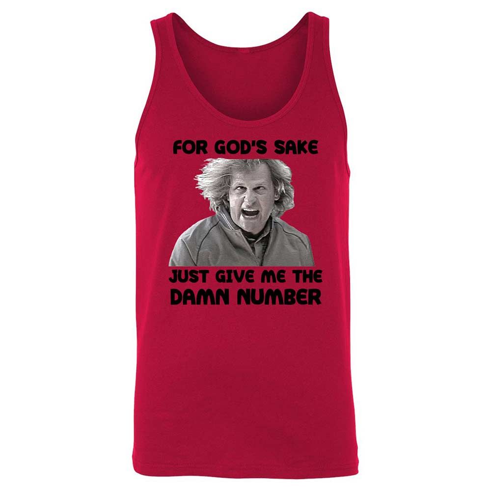Unisex Jersey Tank - EEZAAHZR - Red - 3