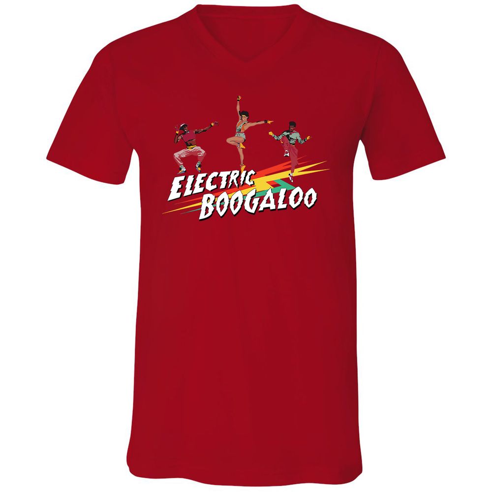 Unisex V-Neck T-Shirt - 1HHD4NQM - Red - 3