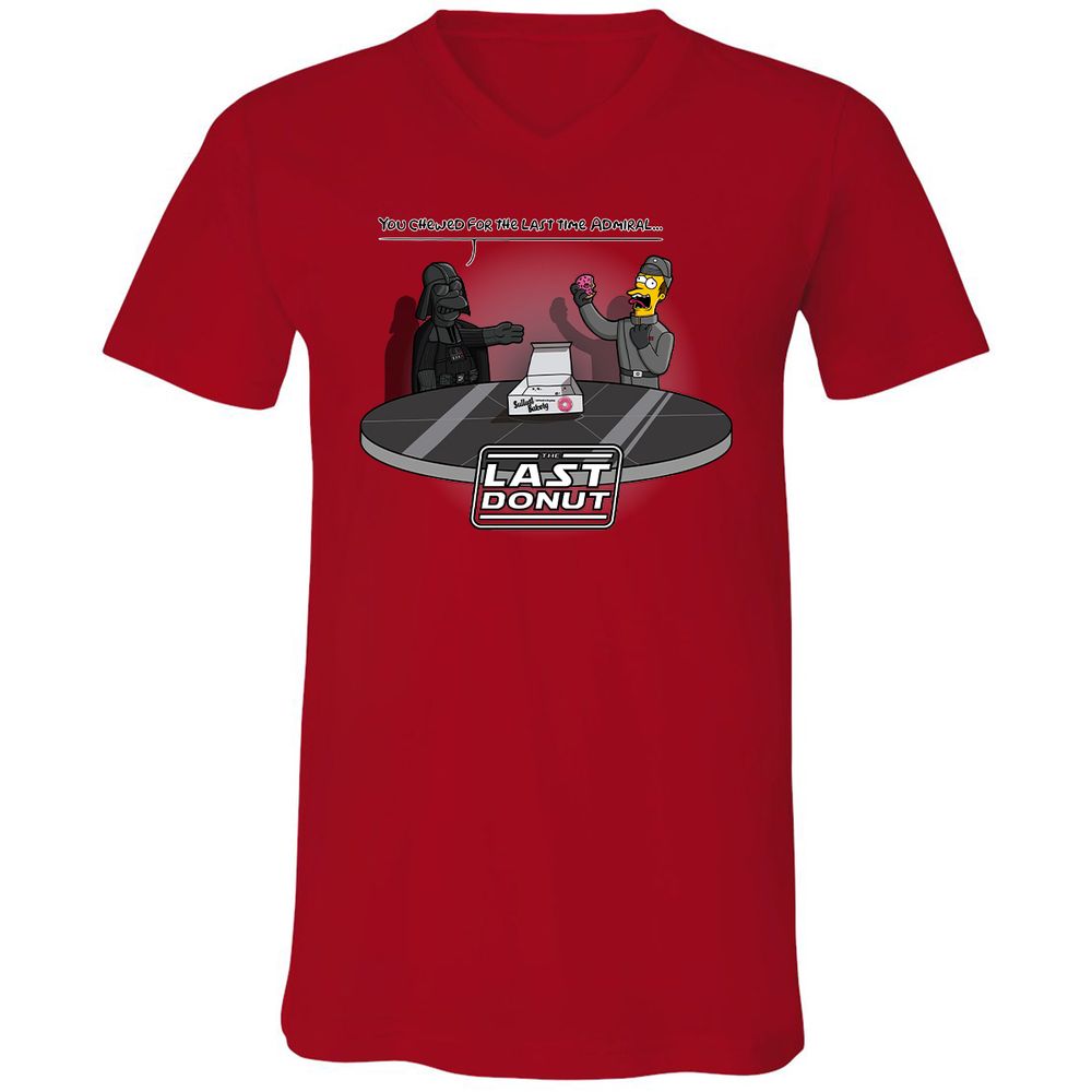 Unisex V-Neck T-Shirt - G281E1NA - Red - 3