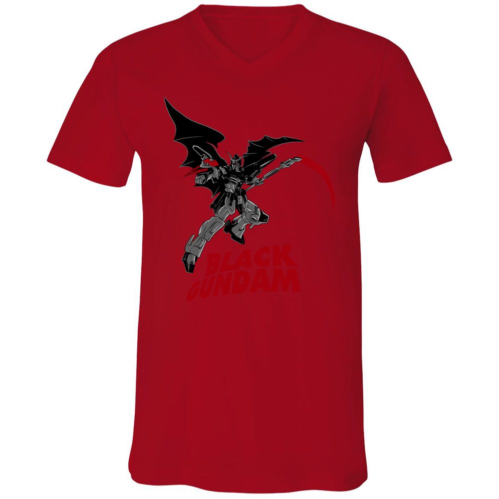 Unisex V-Neck T-Shirt - 1HRLHV6P - Red - 3