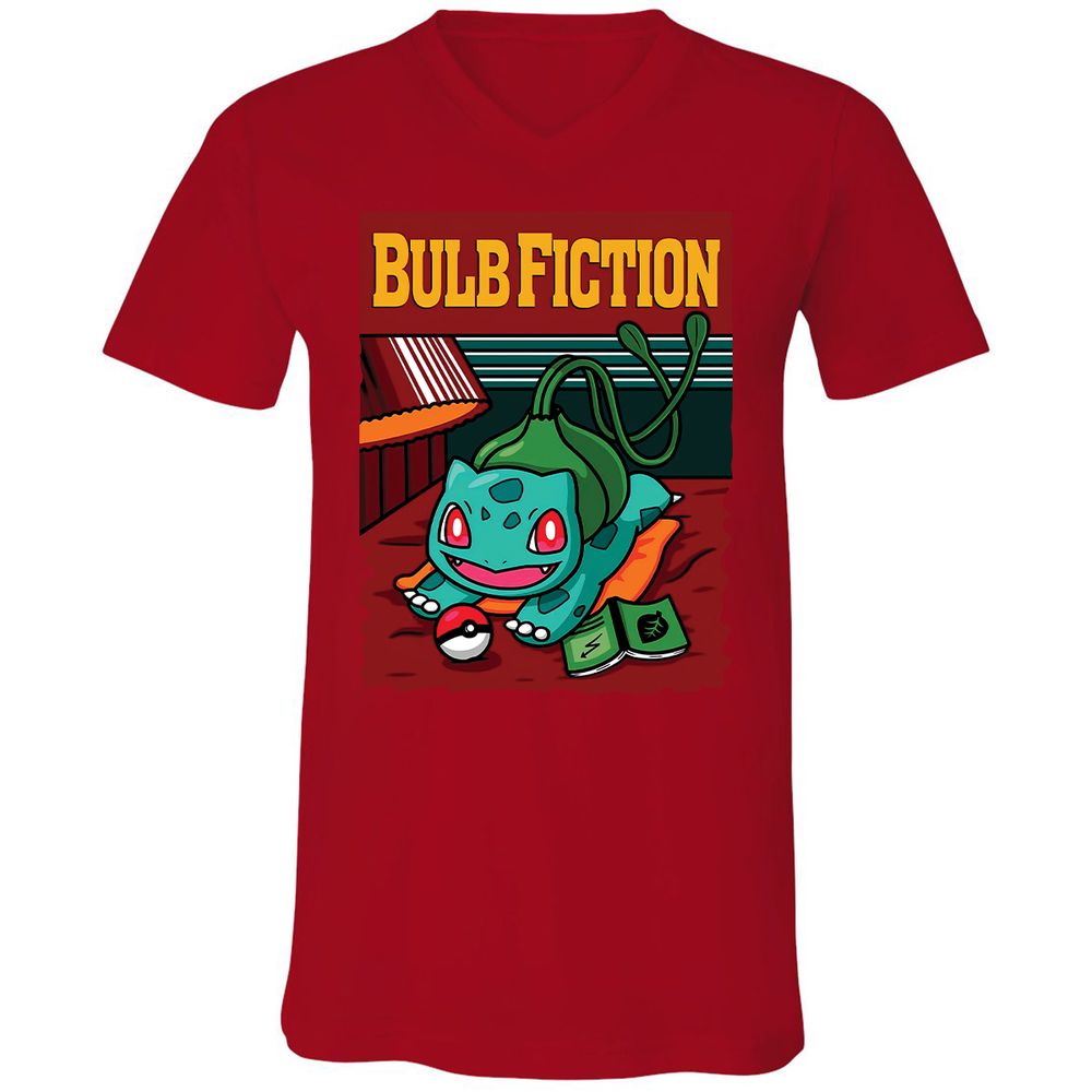 Unisex V-Neck T-Shirt - EBYKAYNS - Red - 3