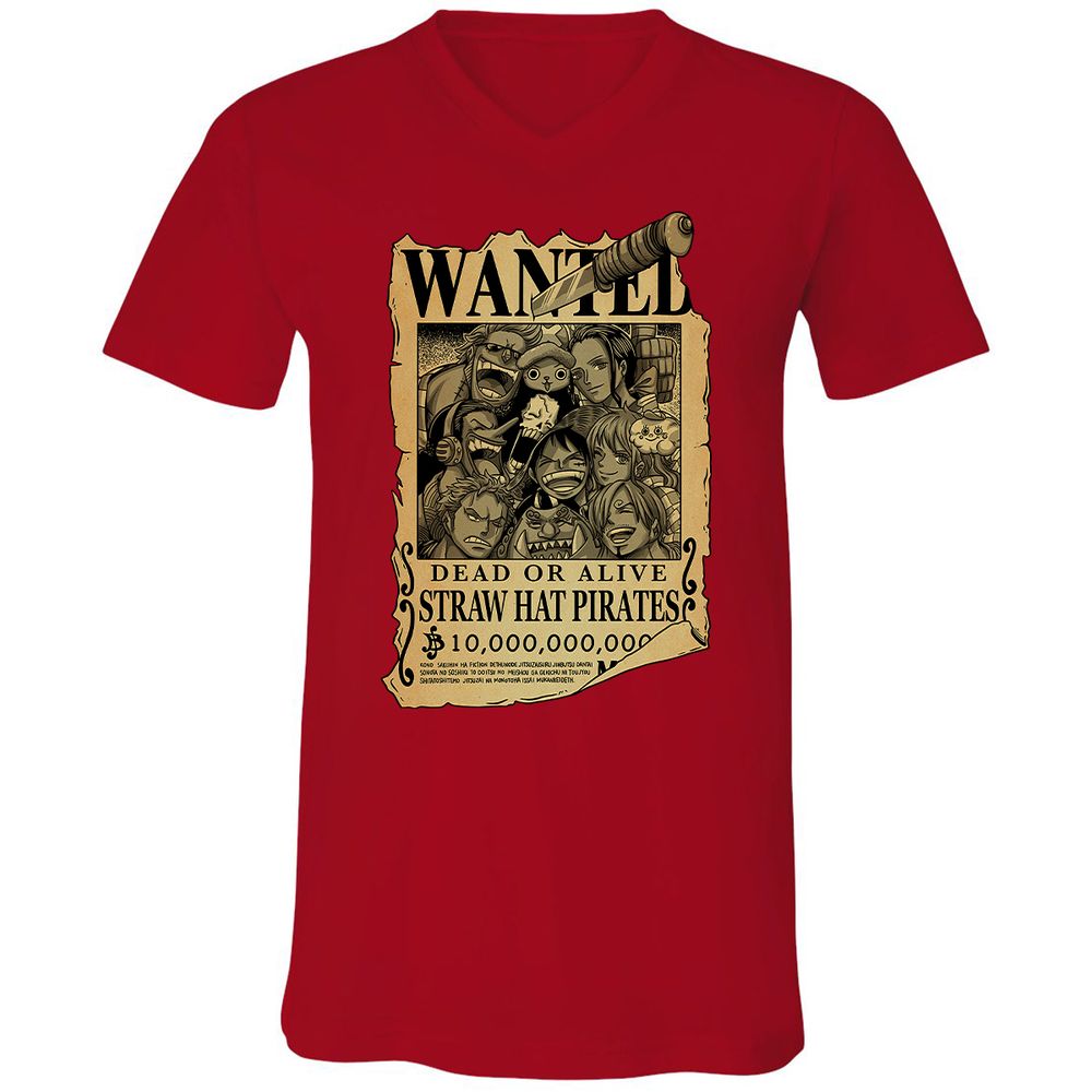 Unisex V-Neck T-Shirt - 1J4L674A - Red - 3