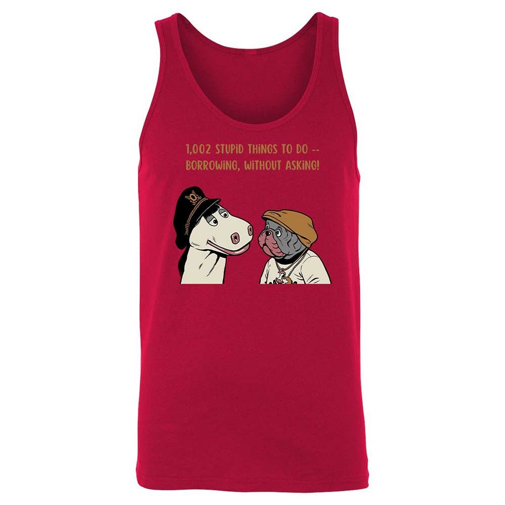 Unisex Jersey Tank - W7JAQRSH - Red - 3