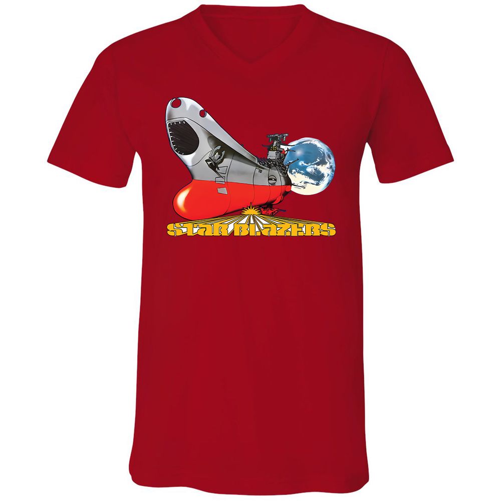 Unisex V-Neck T-Shirt - AX3AXGCB - Red - 3