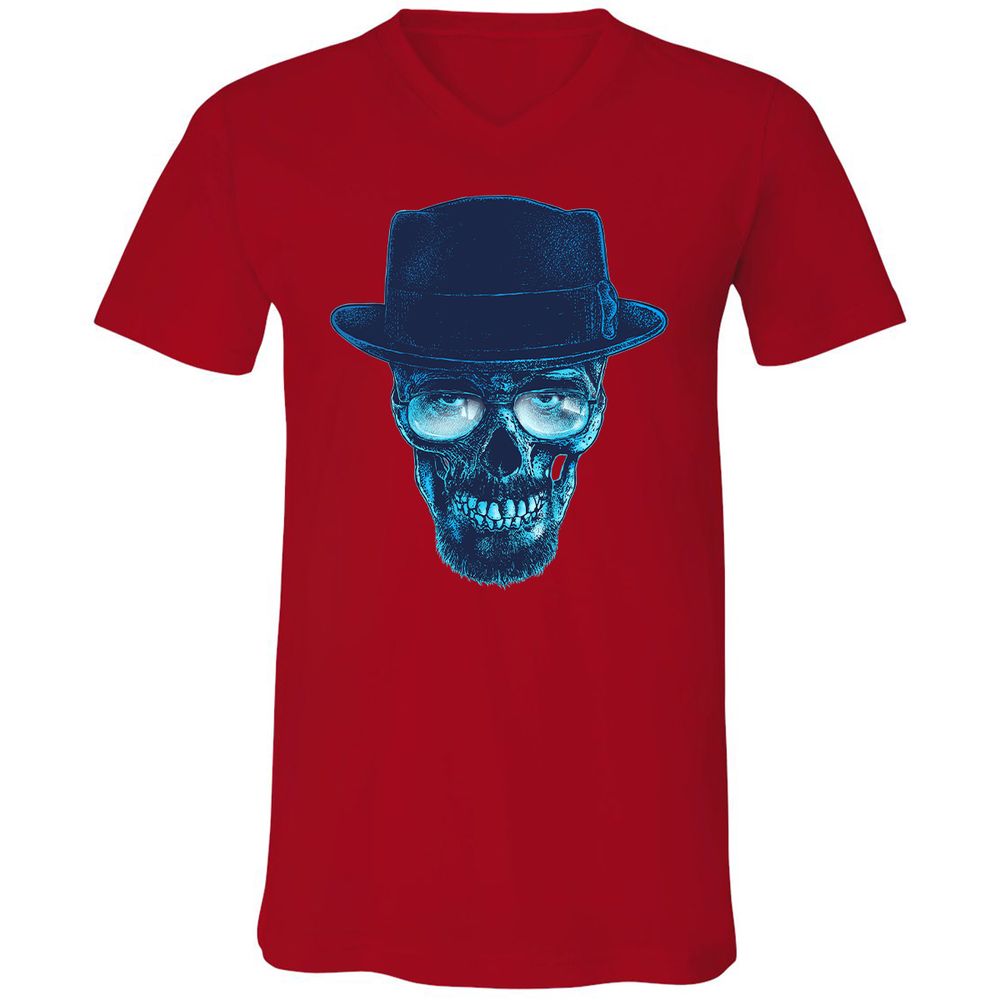 Unisex V-Neck T-Shirt - CBBU8THV - Red - 3