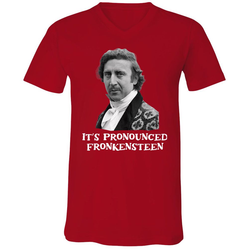 Unisex V-Neck T-Shirt - EU5A6LZ5 - Red - 3