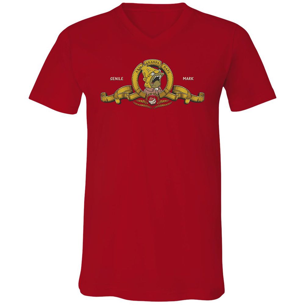 Unisex V-Neck T-Shirt - 25UAP1FJ - Red - 3