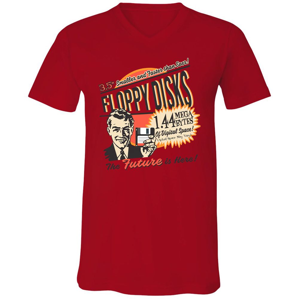 Floppy Disk Retro - Red - 3