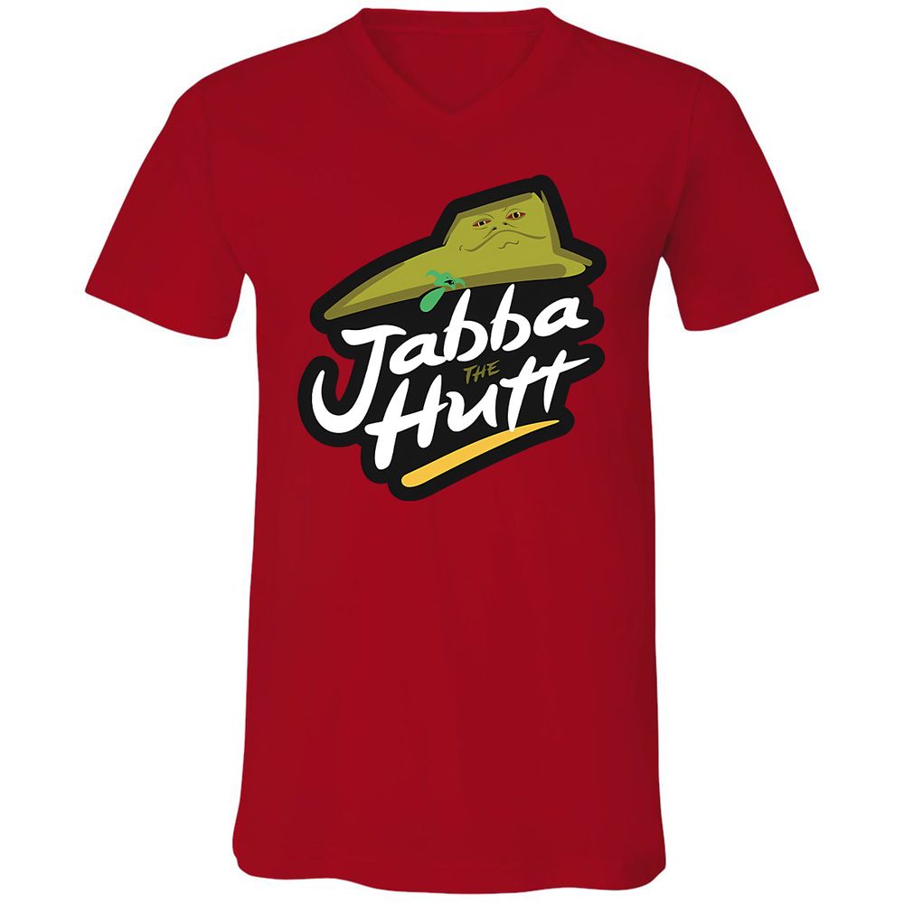 Unisex V-Neck T-Shirt - D4MF764W - Red - 3