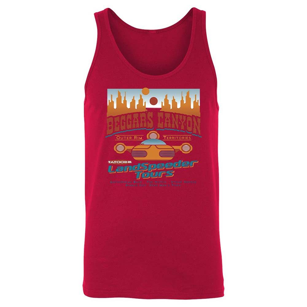 Unisex Jersey Tank - 27K2XEDR - Red - 3