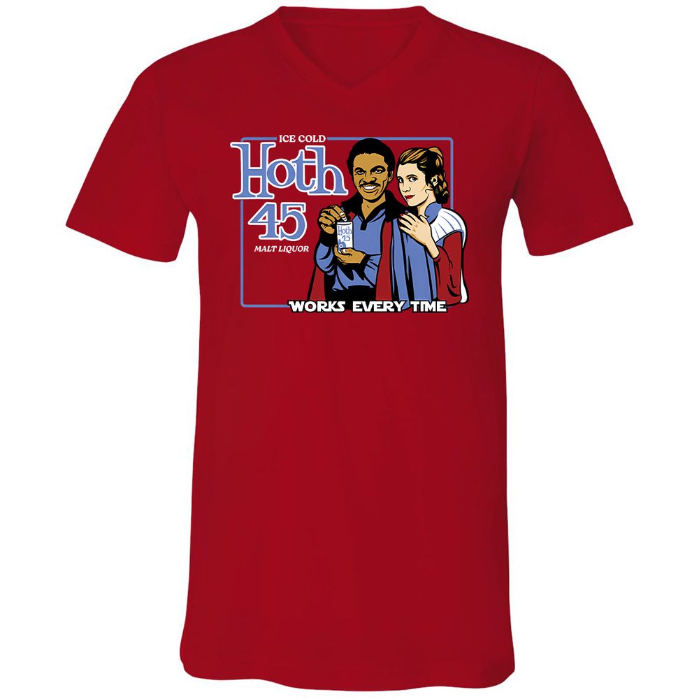 Unisex V-Neck T-Shirt - RY51NY1N - Red - 3