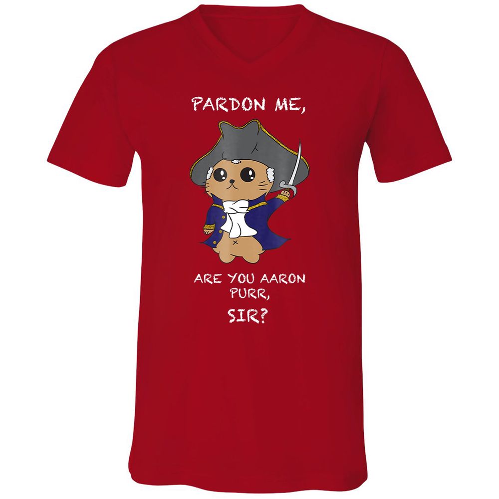 Unisex V-Neck T-Shirt - 1KCKLWAA - Red - 3