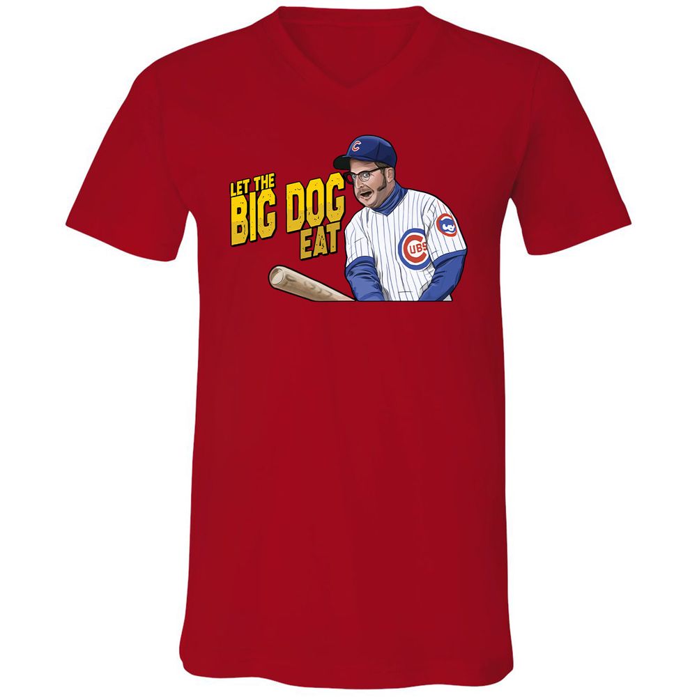 Unisex V-Neck T-Shirt - 5PT5JKR5 - Red - 3