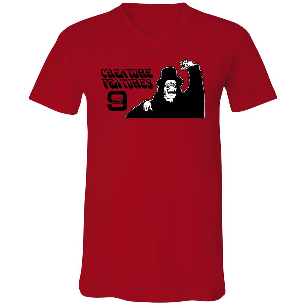 Unisex V-Neck T-Shirt - GYKBTRAL - Red - 3