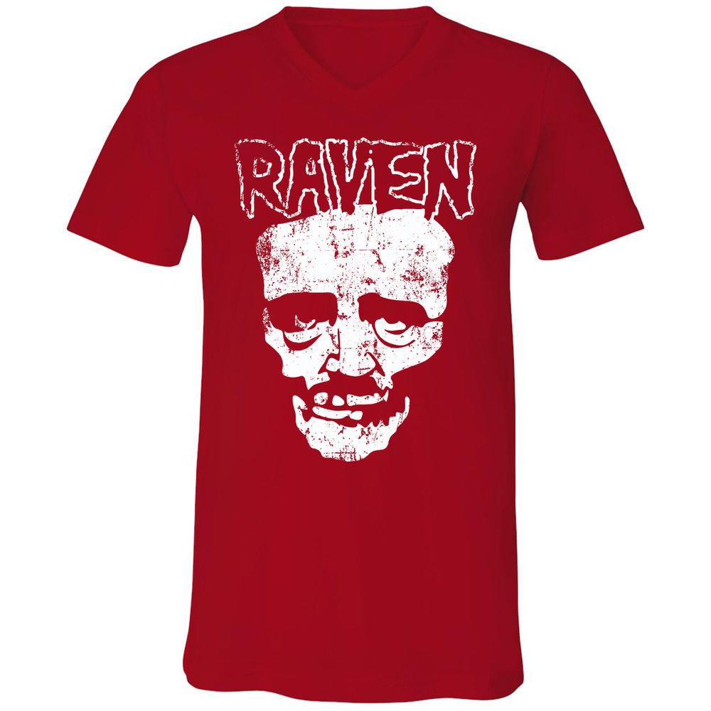 Unisex V-Neck T-Shirt - VULVSWAK - Red - 3
