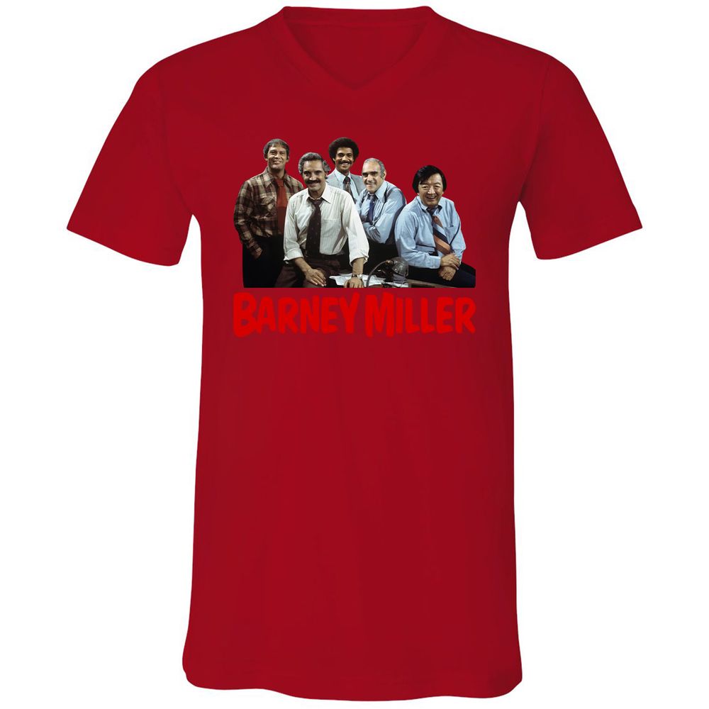 Unisex V-Neck T-Shirt - NRVCUBLT - Red - 3
