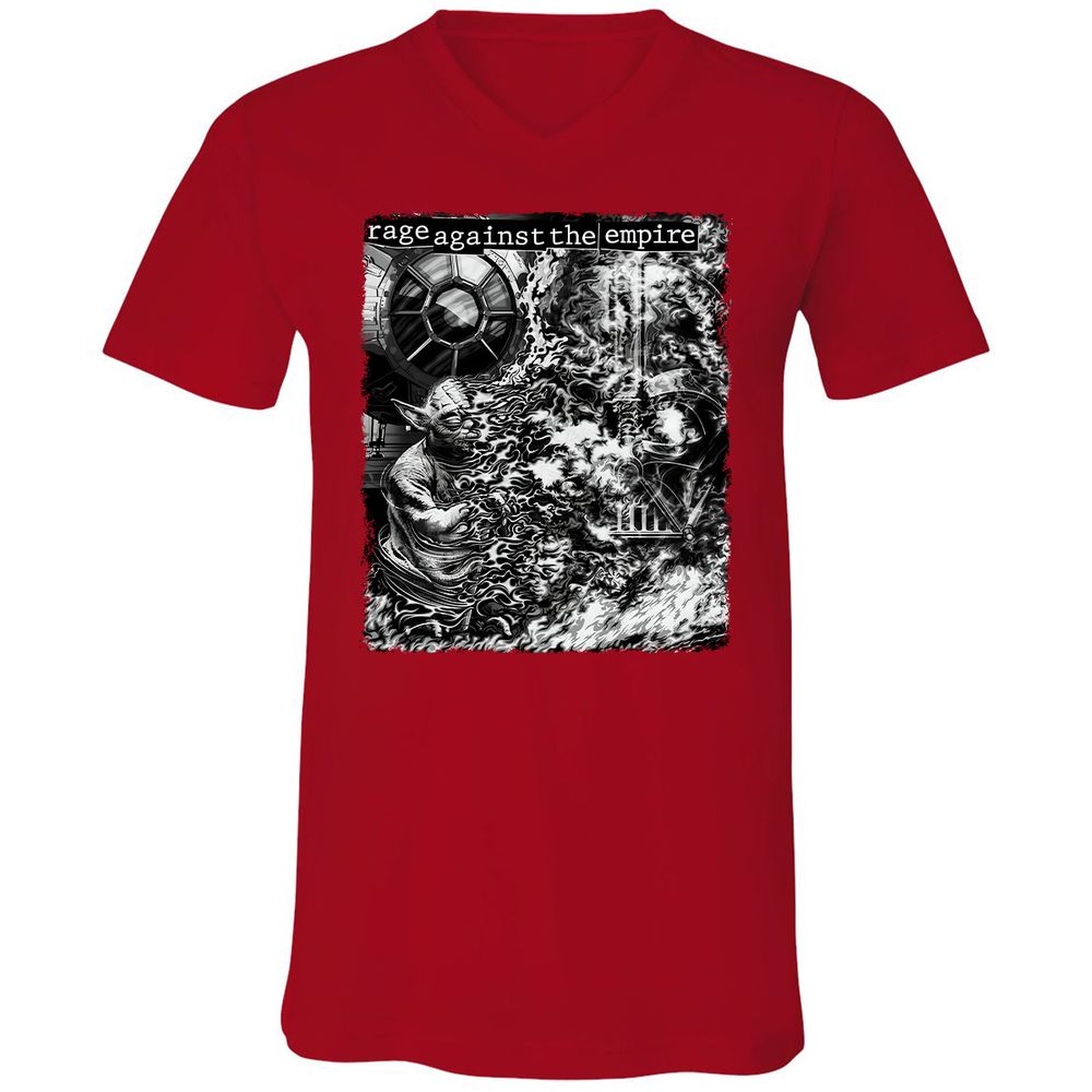 Unisex V-Neck T-Shirt - UG962FCK - Red - 3