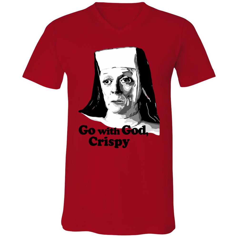 Unisex V-Neck T-Shirt - VFBUVKW9 - Red - 3