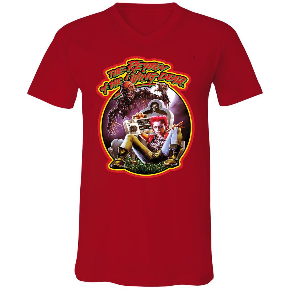 Unisex V-Neck T-Shirt - MDAP8UTN - Red - 3