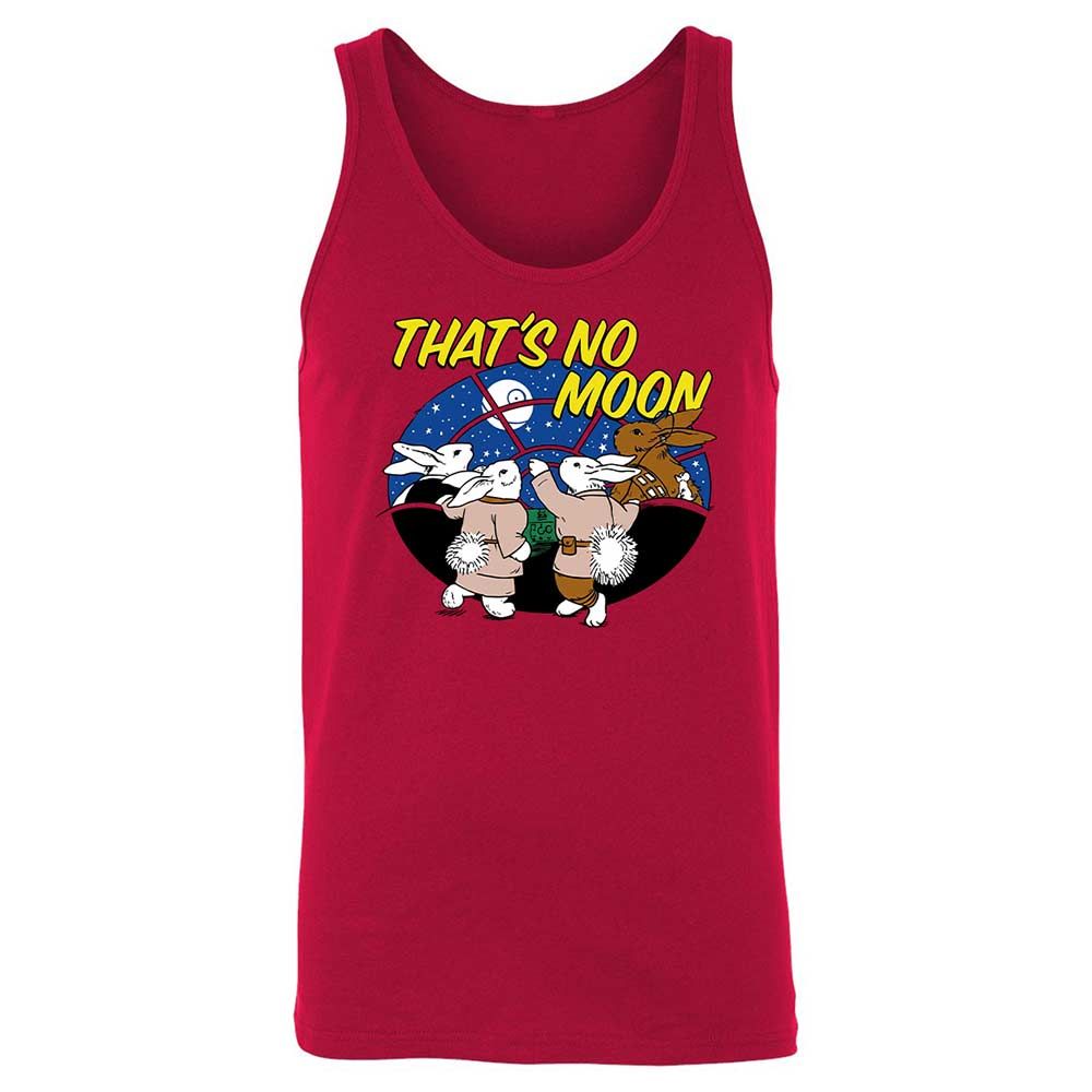 Unisex Jersey Tank - White - Red - 3