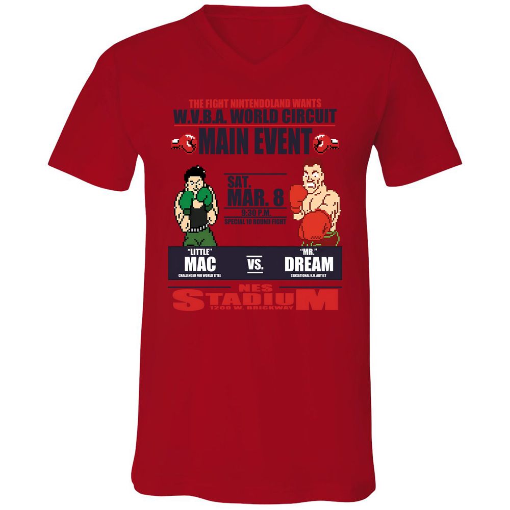 Unisex V-Neck T-Shirt - SZTTFJC5 - Red - 3